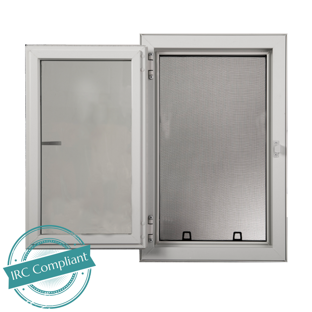 Egress Window With Hinges Side Hung